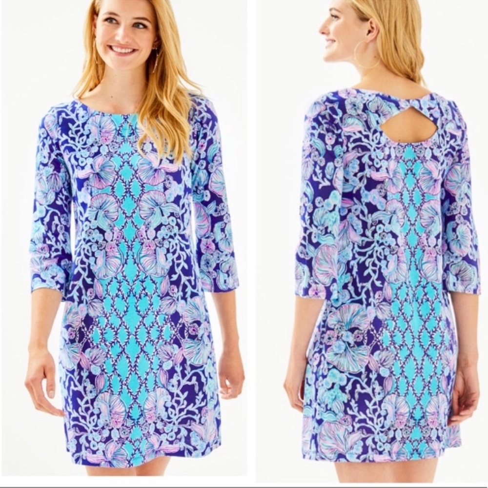 NWT Lilly Pulitzer bay dress lapis lazuli - size small
